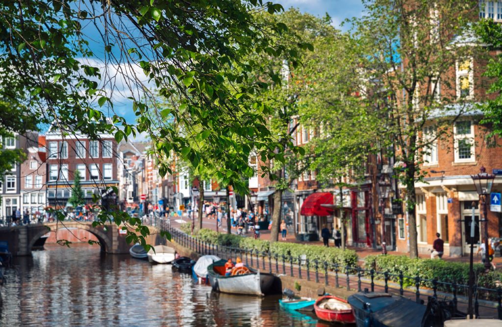 busy wodne w Amsterdamie